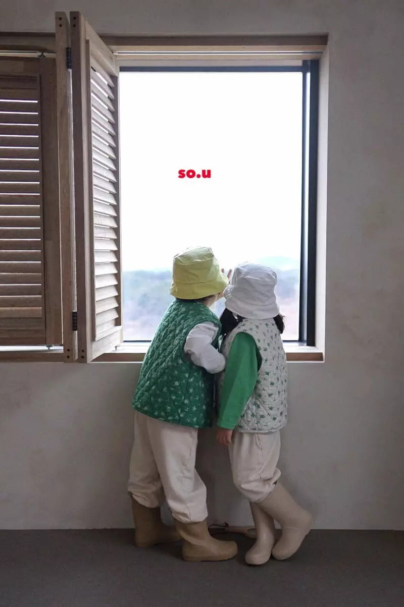 So U - Korean Children Fashion - #todddlerfashion - Flower Quilitng Vest - 11
