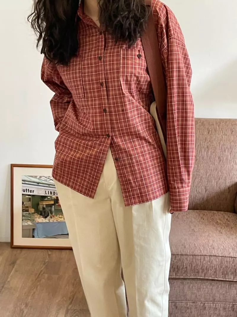 Sold Out - Korean Women Fashion - #momslook - Kuwamura Royal Check Shirt - 3