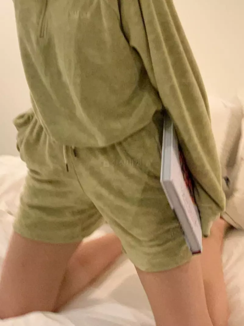 Sold Out - Korean Women Fashion - #momslook - Teddy Pants - 2
