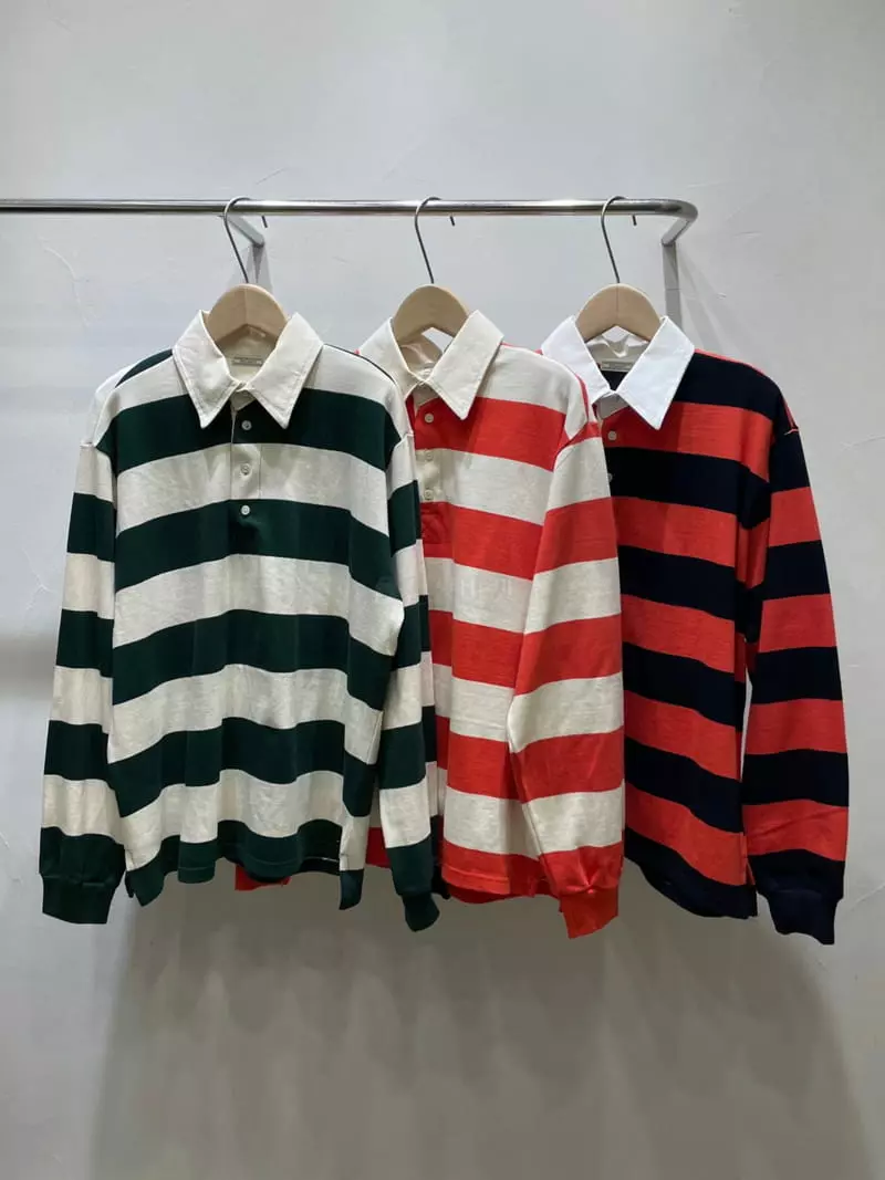 Sold Out - Korean Women Fashion - #womensfashion - Pin Rugby Tee - 4