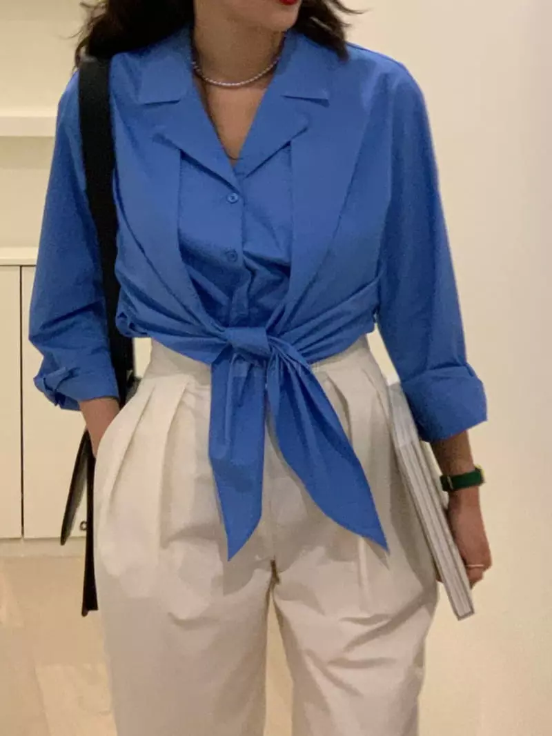 Sold Out - Korean Women Fashion - #momslook - Type Shirt - 3