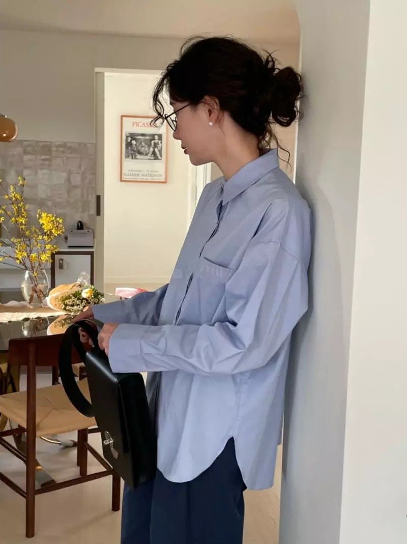 Sold Out - Korean Women Fashion - #momslook - Basic Oxford Shirt - 2