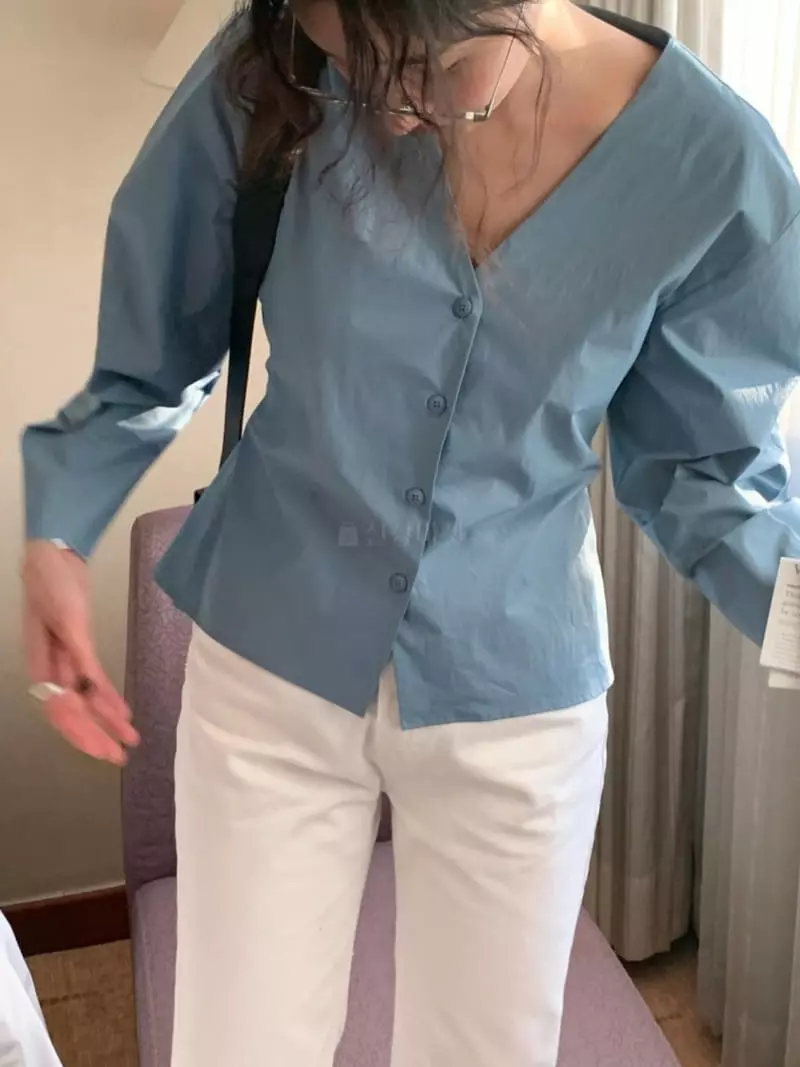Sold Out - Korean Women Fashion - #shopsmall - Heart Blouse - 3