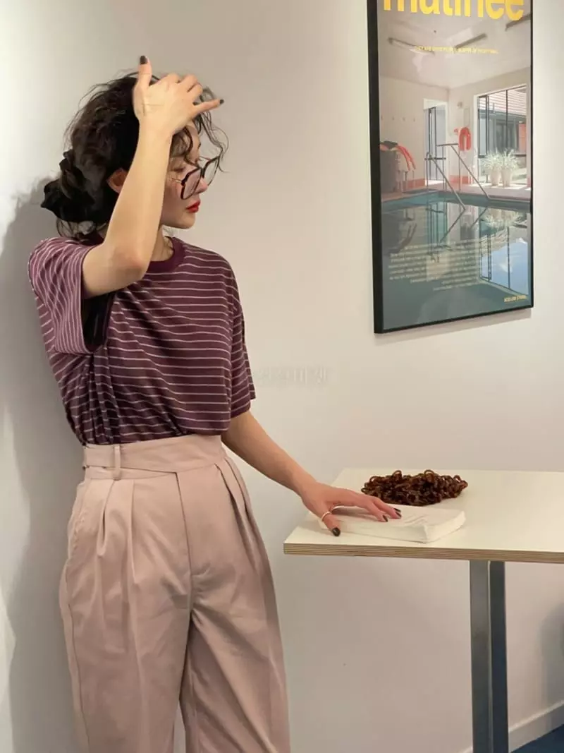 Sold Out - Korean Women Fashion - #thatsdarling - Belt Pants