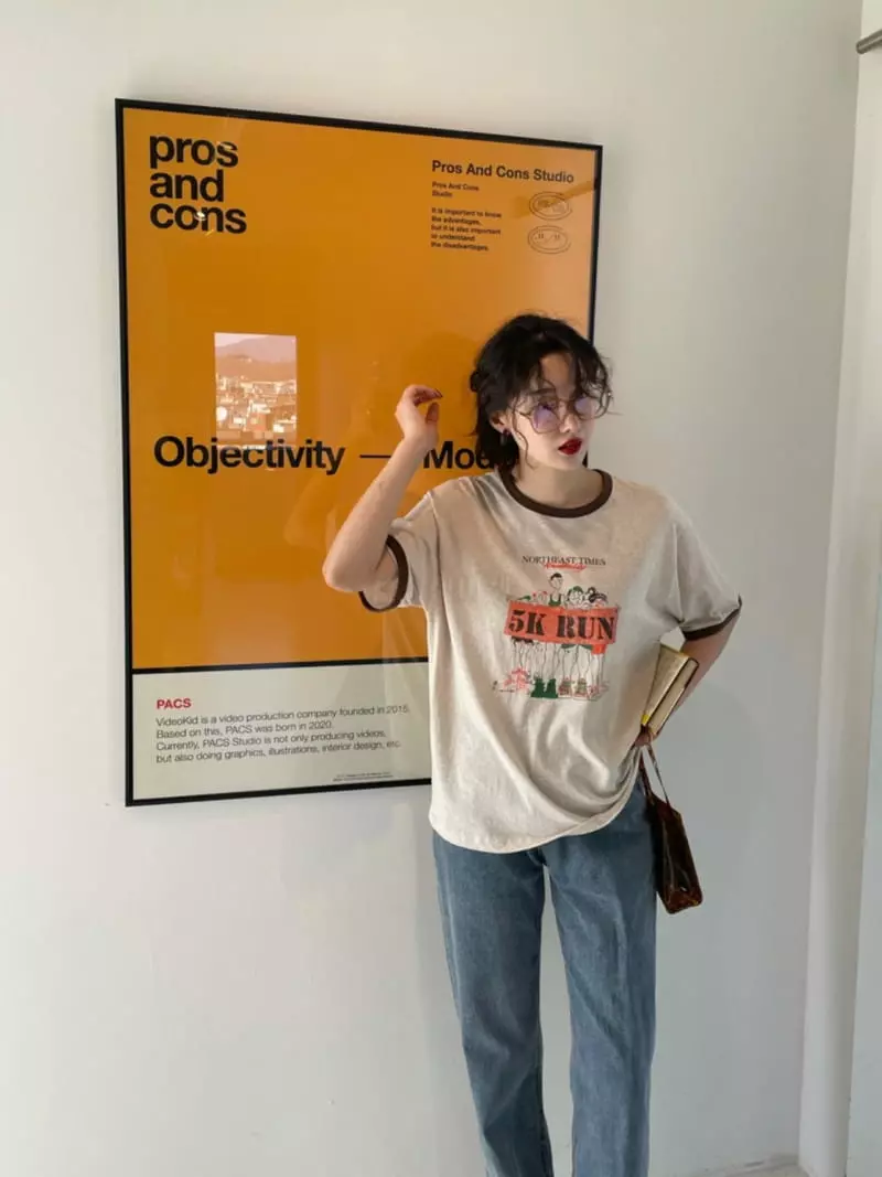 Sold Out - Korean Women Fashion - #thelittlethings - Run Tee - 3