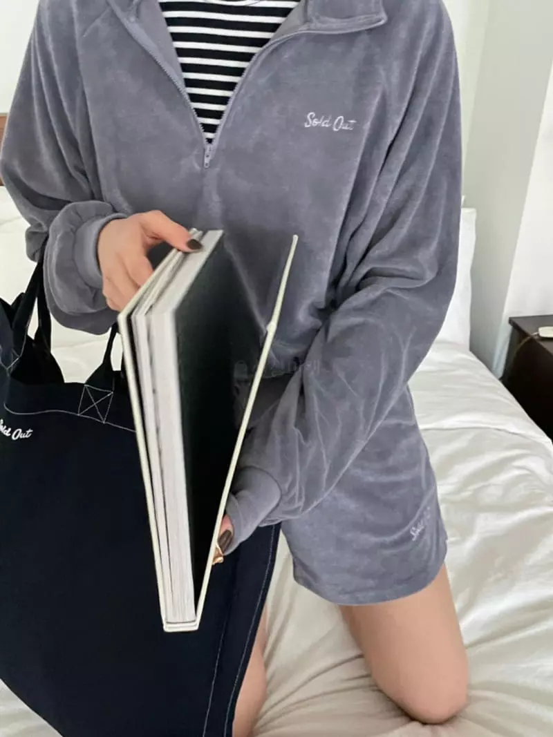 Sold Out - Korean Women Fashion - #womensfashion - Teddy Sweatshirt - 2