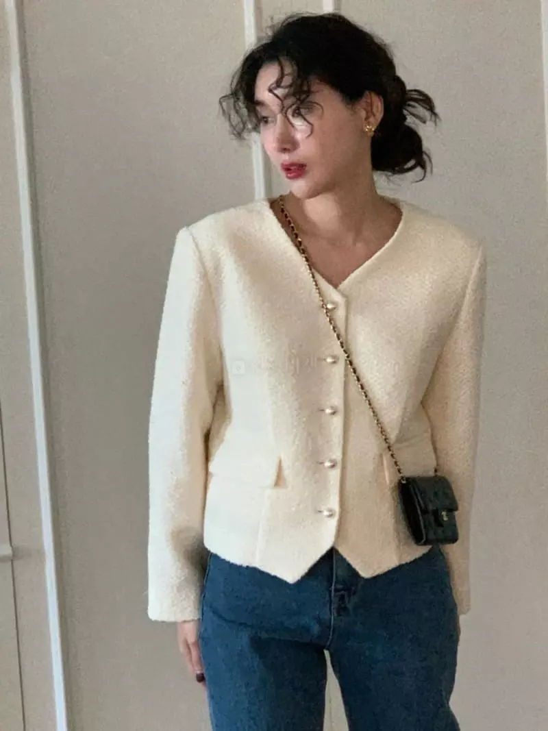 Sold Out - Korean Women Fashion - #womensfashion - Most Tweed Jacket - 2