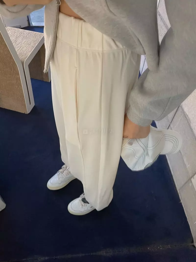 Sono De Seoul - Korean Women Fashion - #momslook - Twill Jogger Pants