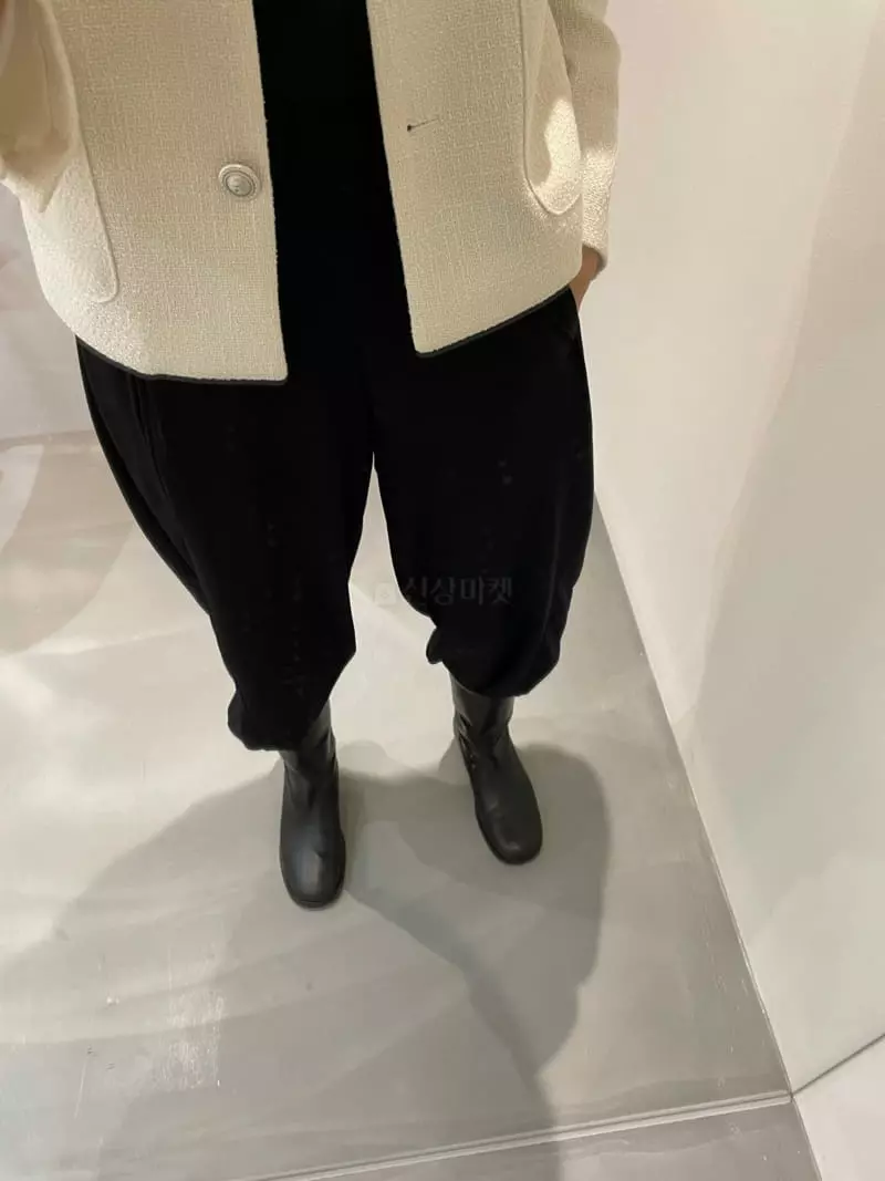 Sono De Seoul - Korean Women Fashion - #romanticstyle - Twill Jogger Pants