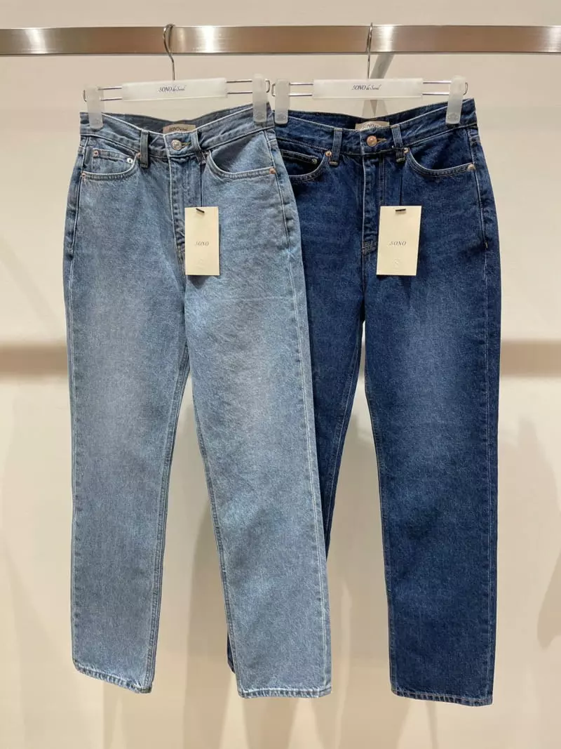 Sono De Seoul - Korean Women Fashion - #momslook - Premium Isco denim jeans - 4