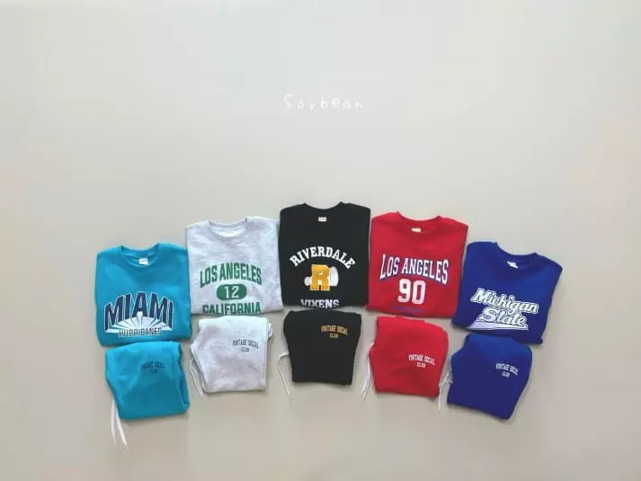 Soybean - Korean Children Fashion - #Kfashion4kids - Vintage Top Bottom Set - 6