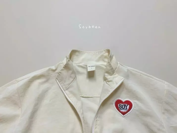 Soybean - Korean Children Fashion - #childrensboutique - Soy Heart Windbreaker - 6