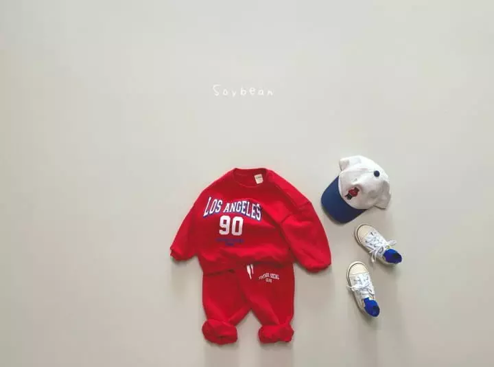 Soybean - Korean Children Fashion - #fashionkids - Vintage Top Bottom Set - 2