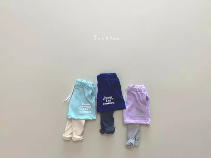 Soybean - Korean Children Fashion - #kidsshorts - Twice Leggings Top Bottom Set - 12