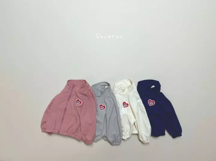 Soybean - Korean Children Fashion - #kidsstore - Soy Heart Windbreaker - 11