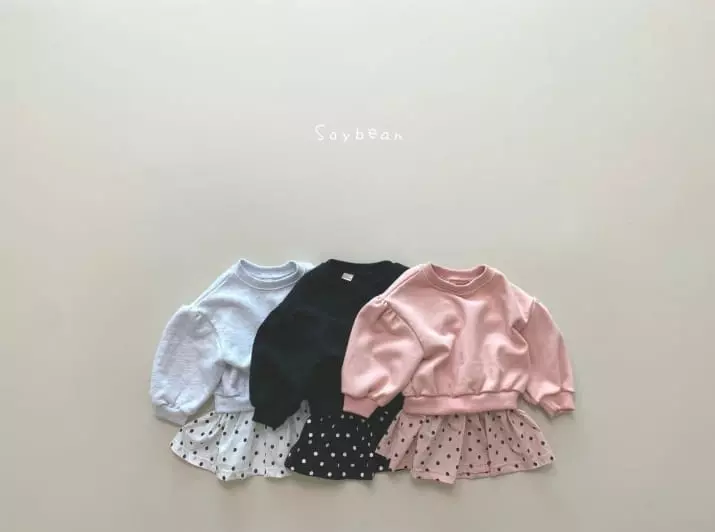 Soybean - Korean Children Fashion - #magicofchildhood - Dot Skirt Top Set - 7