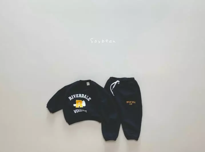 Soybean - Korean Children Fashion - #minifashionista - Vintage Top Bottom Set - 9