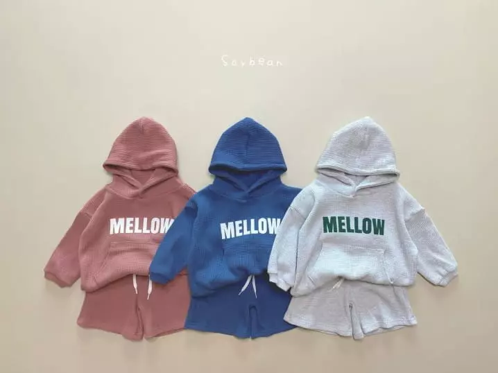 Soybean - Korean Children Fashion - #minifashionista - Mellow Waffle Top Bottom Set - 7