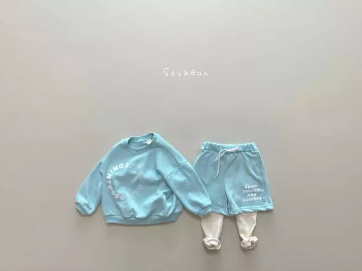 Soybean - Korean Children Fashion - #stylishchildhood - Twice Leggings Top Bottom Set - 6