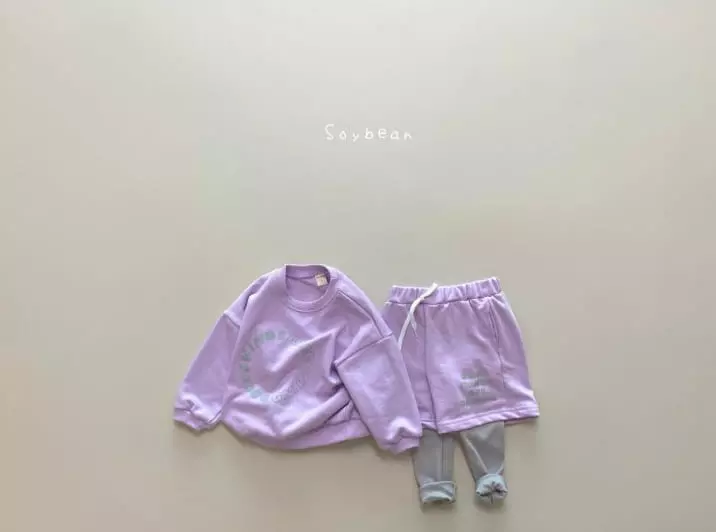 Soybean - Korean Children Fashion - #toddlerclothing - Twice Leggings Top Bottom Set - 5