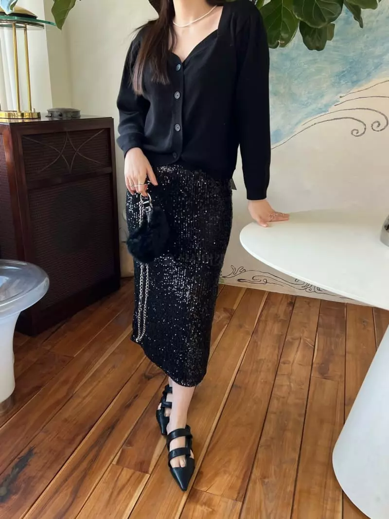 Special - Korean Women Fashion - #momslook - Spangle Skirt - 3
