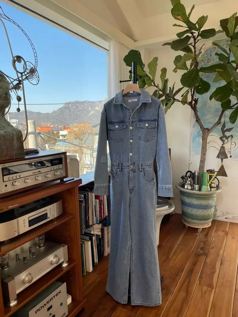 Special - Korean Women Fashion - #womensfashion - Denim Jumpsuit - 4