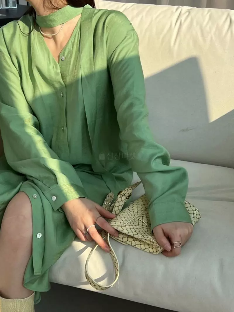 Special - Korean Women Fashion - #momslook - Long Scarf One-piece