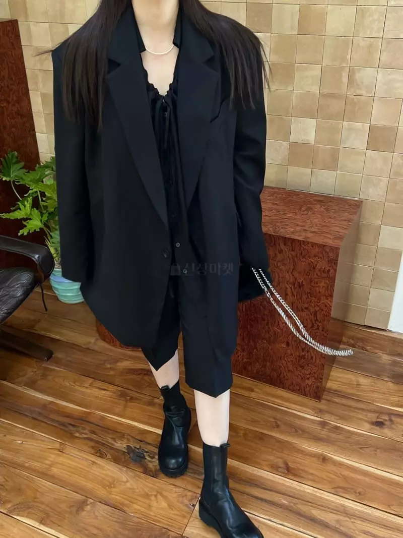 Special - Korean Women Fashion - #momslook - Unbalance Jacket - 3