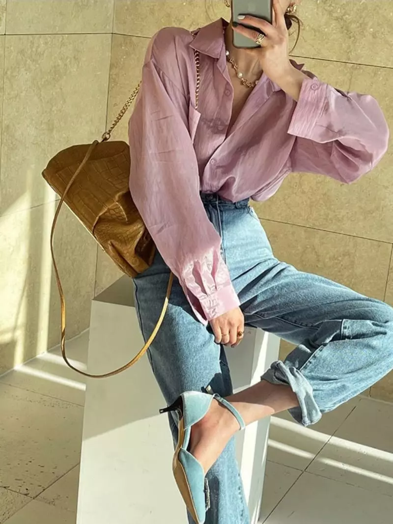 Special - Korean Women Fashion - #momslook - Twinkle Shirt - 2
