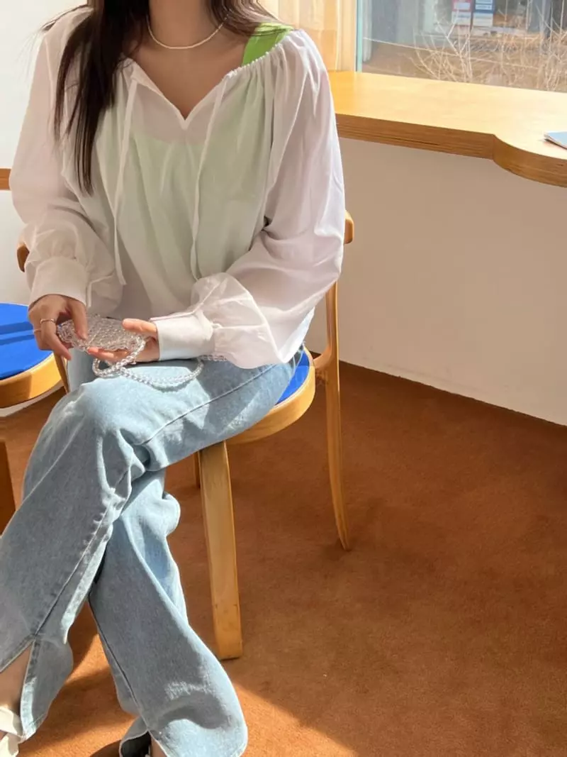 Special - Korean Women Fashion - #momslook - Raglan Blouse - 3