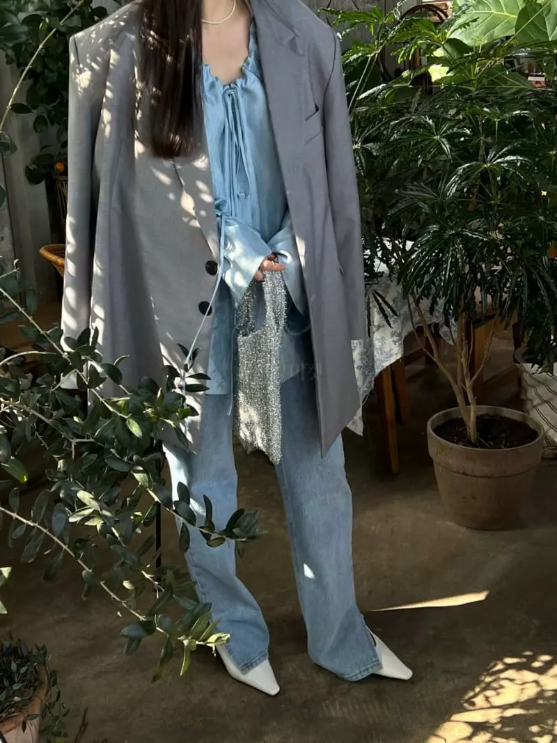 Special - Korean Women Fashion - #thelittlethings - Open Light Blue Jeans - 3
