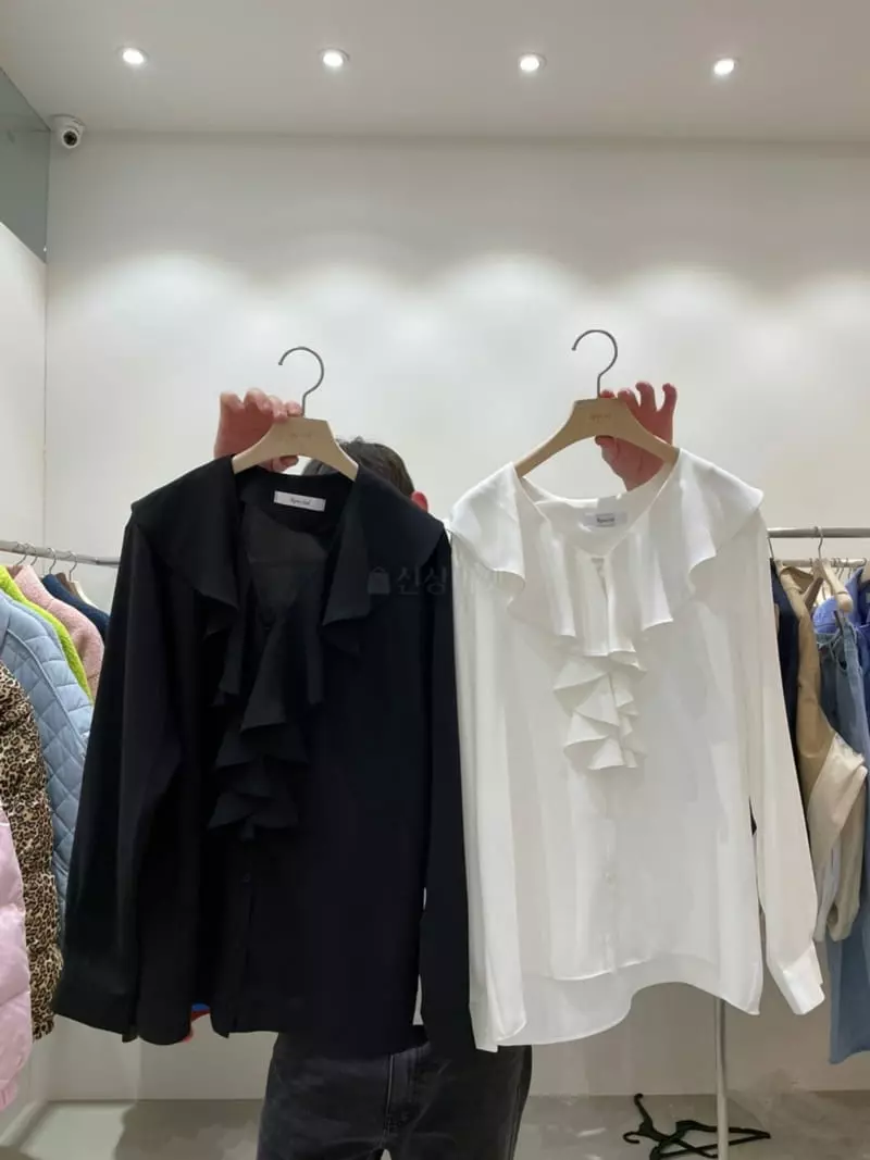 Special - Korean Women Fashion - #momslook - Ruffle Blouse - 4
