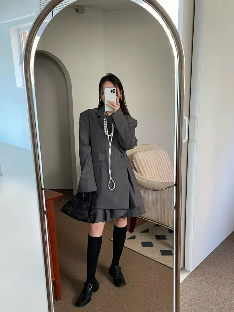 Special - Korean Women Fashion - #momslook - Unbalance Jacket - 4