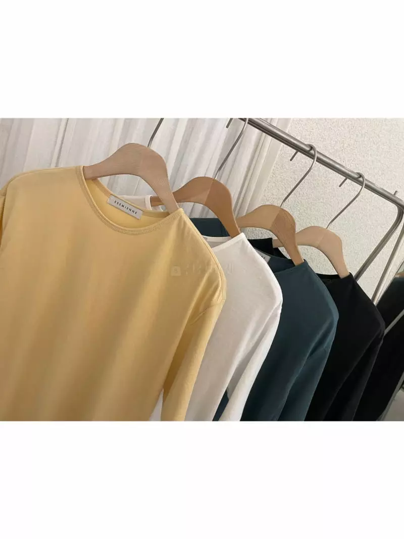 Ssemienne - Korean Women Fashion - #thelittlethings - Sono Tee - 4