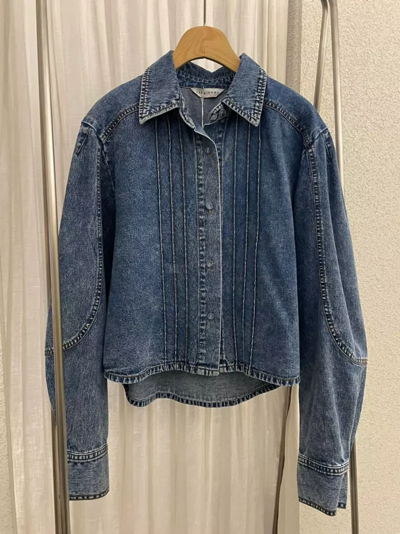 Ssemienne - Korean Women Fashion - #womensfashion - Isabel Denim Blouse - 4