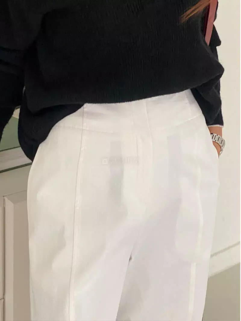 Ssemienne - Korean Women Fashion - #womensfashion - Schuller Open Pants - 2