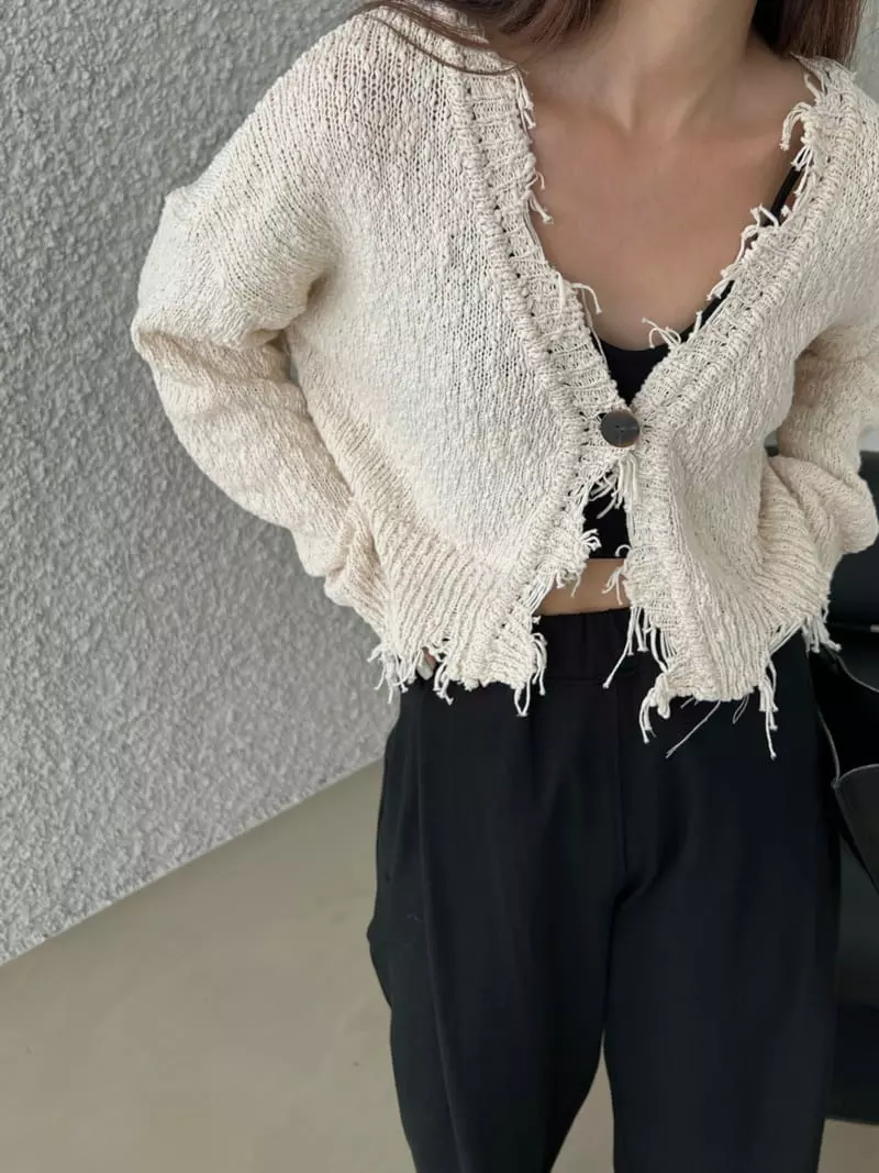 Ssemienne - Korean Women Fashion - #womensfashion - Walnut Cardigan - 2