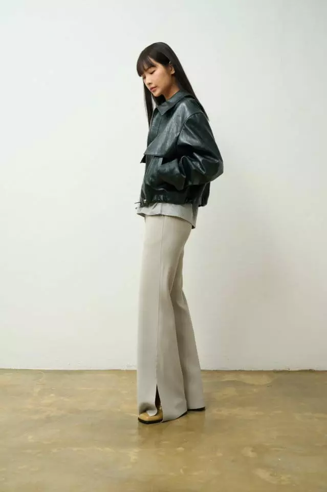 Stable - Korean Women Fashion - #momslook - Breeze Leather Jacket