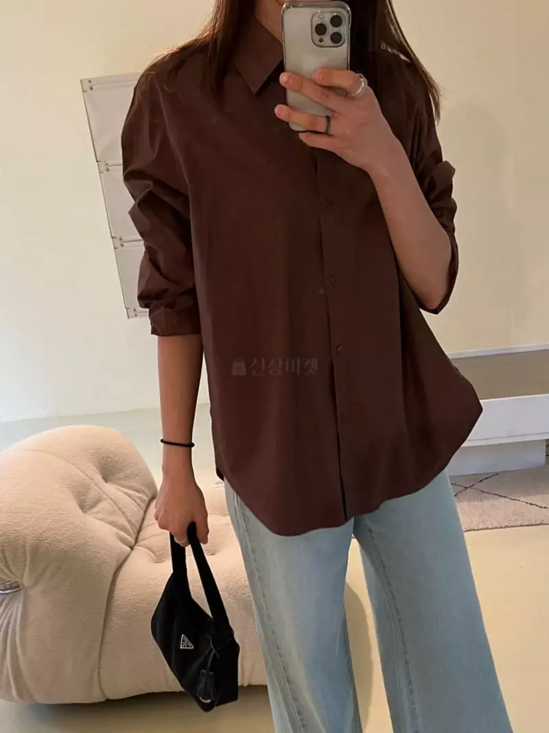 Talktalk - Korean Women Fashion - #momslook - Cotton Shirts - 3