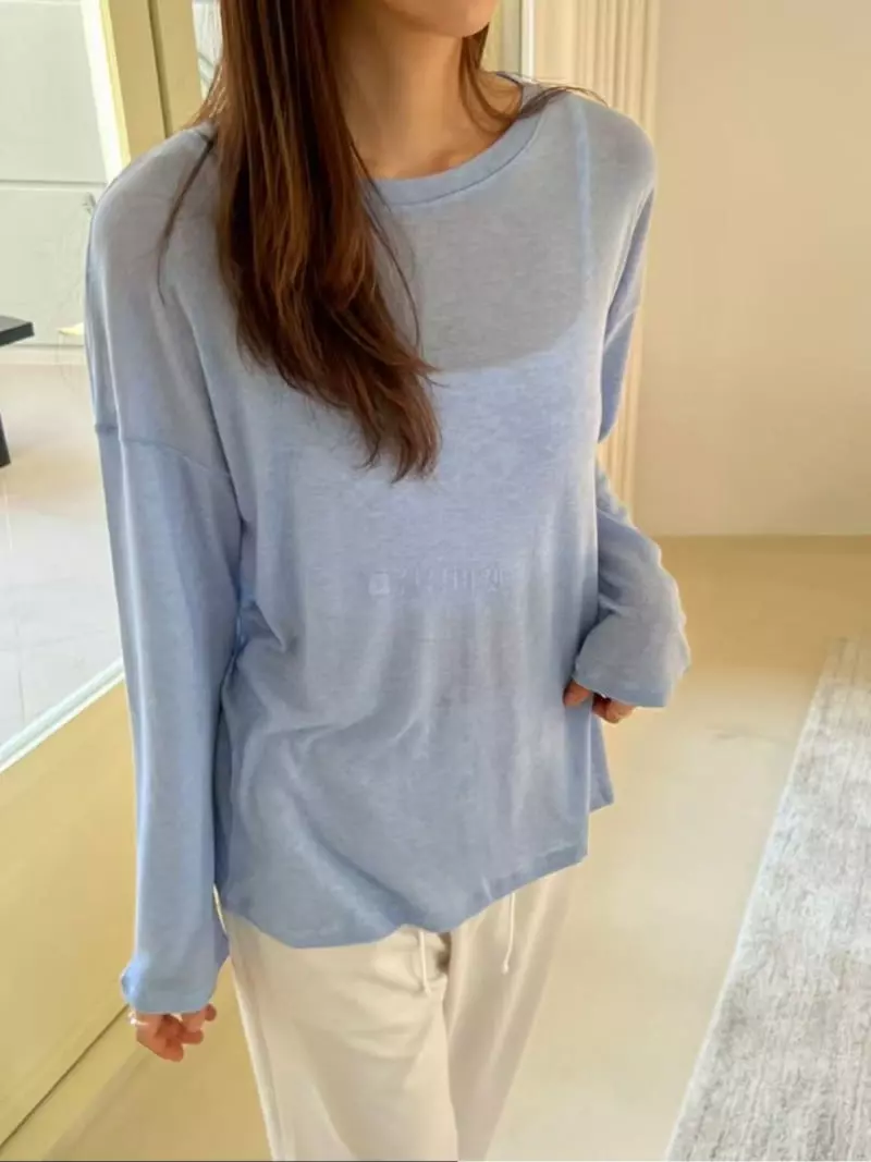 Talktalk - Korean Women Fashion - #momslook - Leve Loose Tee - 3