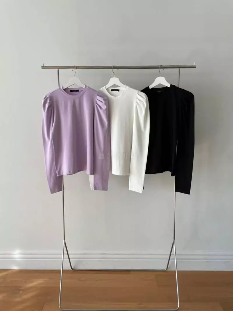 Talktalk - Korean Women Fashion - #womensfashion - Molly Puff Tee - 4