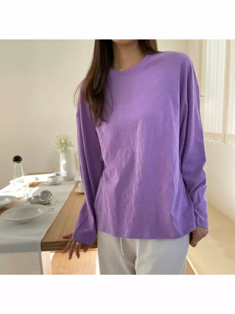 Talktalk - Korean Women Fashion - #womensfashion - Nut Slub Tee