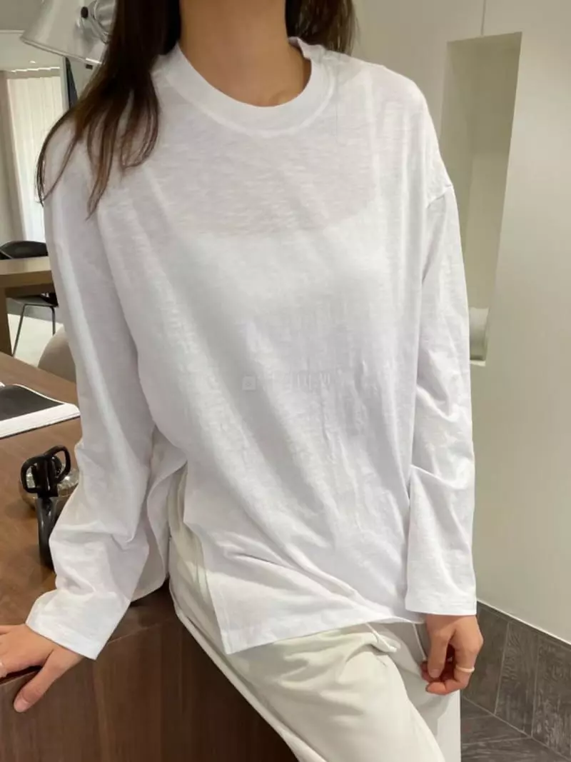 Talktalk - Korean Women Fashion - #womensfashion - Nut Slub Tee - 3