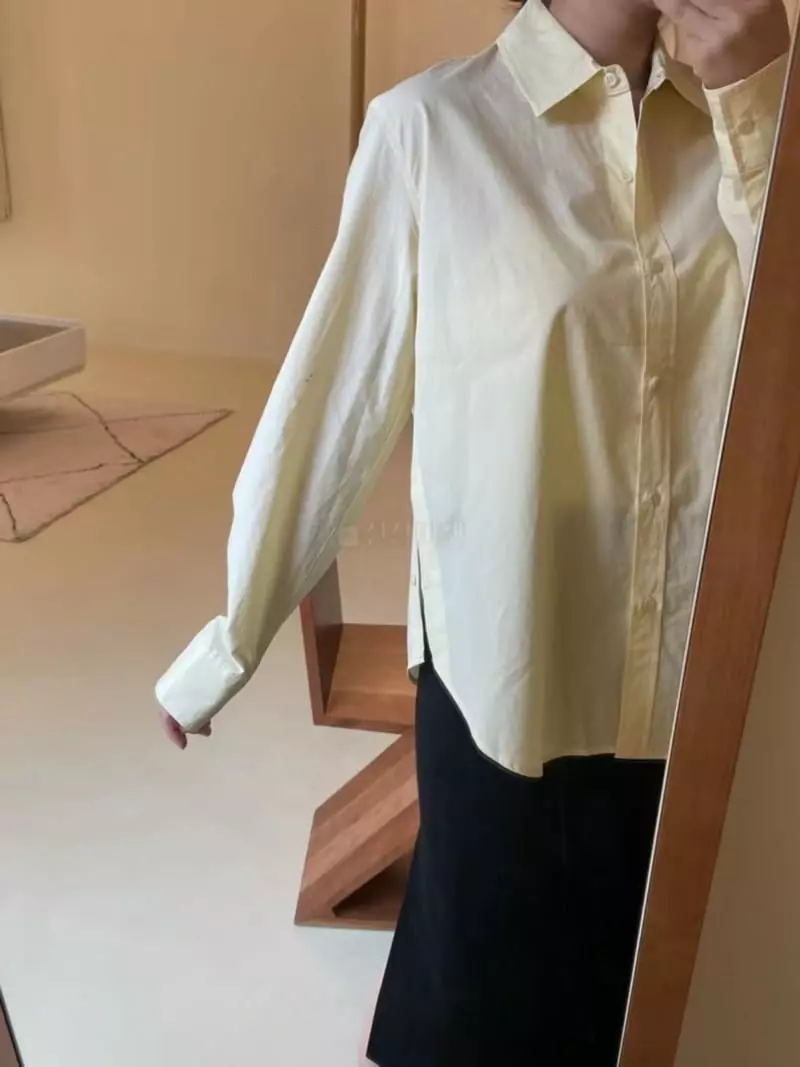 Talktalk - Korean Women Fashion - #womensfashion - Cotton Shirts - 2