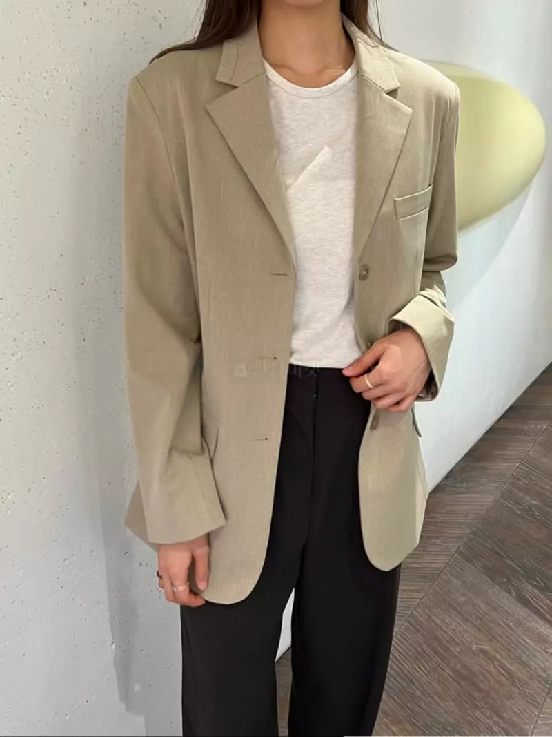 Talktalk - Korean Women Fashion - #womensfashion - Classic Wool Jacket - 2