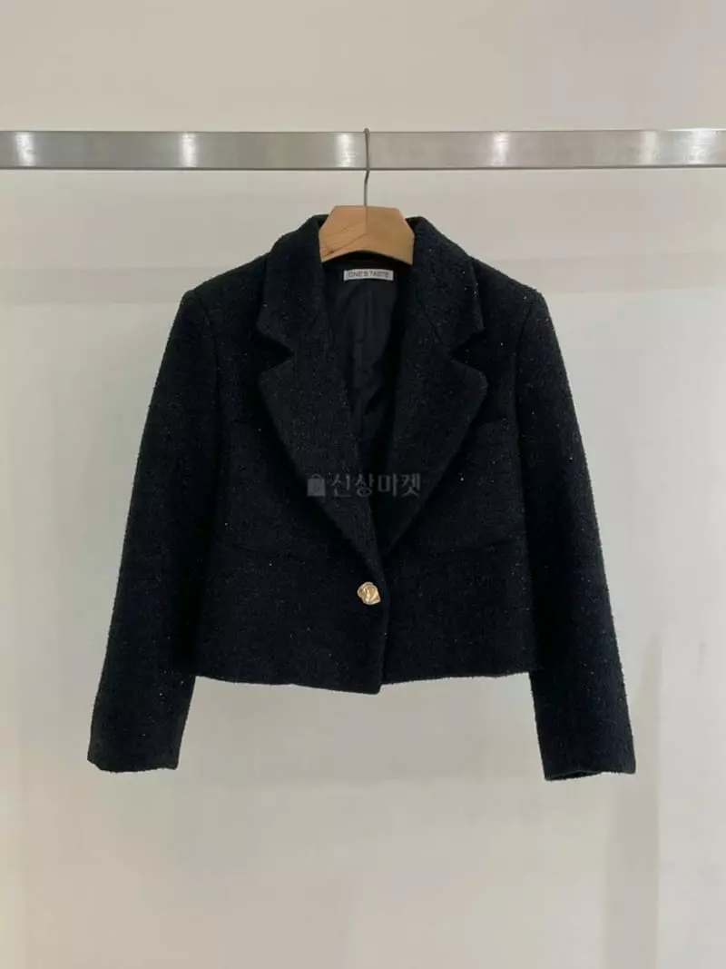 Taste - Korean Women Fashion - #pursuepretty - Wool Tweed Jacket - 3