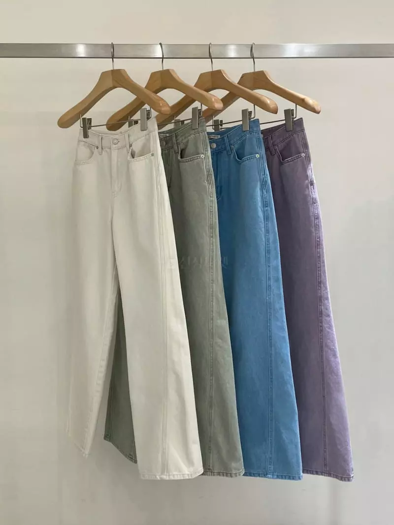 Taste - Korean Women Fashion - #thatsdarling - Colorway Pants - 2