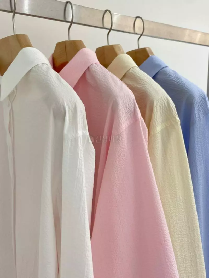 Taste - Korean Women Fashion - #womensfashion - Bubble Shirt - 2