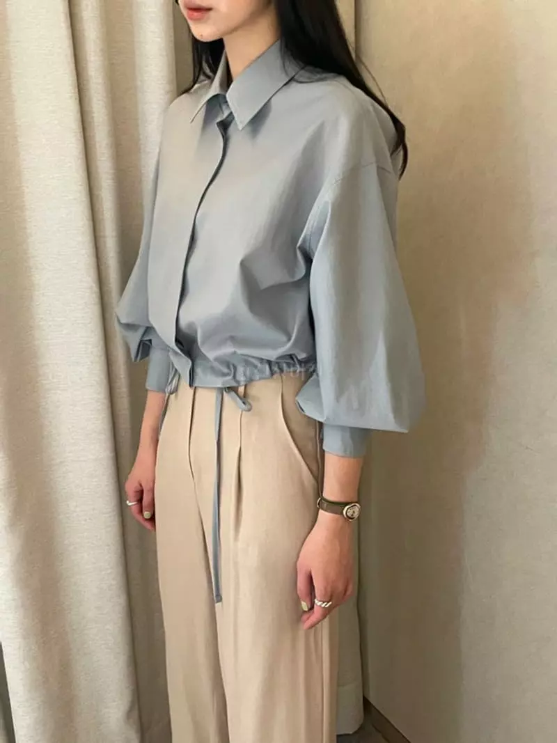 Taste - Korean Women Fashion - #momslook - Or Shirt - 4