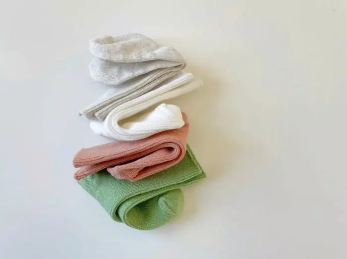 Teamand - Korean Children Fashion - #prettylittlegirls - Apple Cinnamon Socks [set of 4] - 4